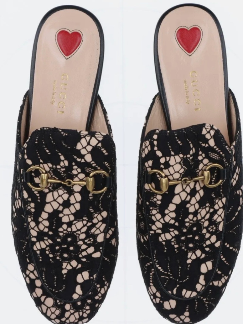 Gucci Princetown Black Leather Horsebit Mules Clogs 36.5 (Style 475094) - Excell
